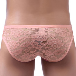 MenSexyWear Slip en dentelle Floom Rose